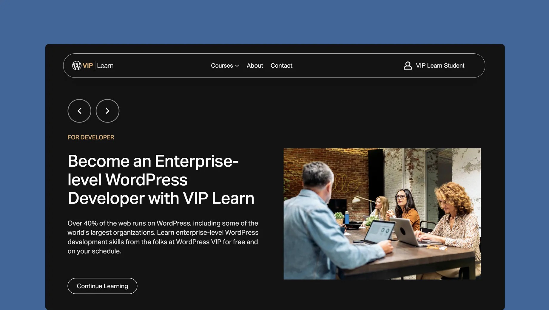 VIP Learn Course Overview